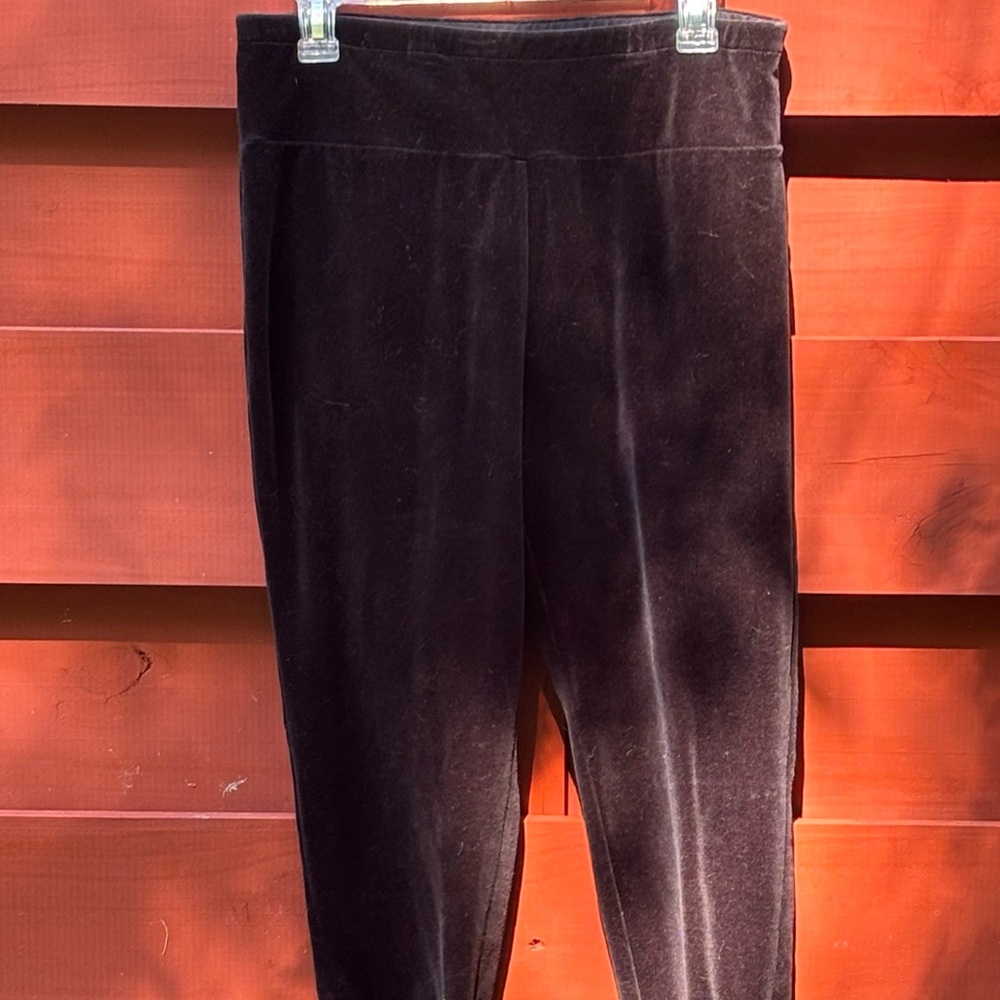 Talbots Velvet Black Trousers